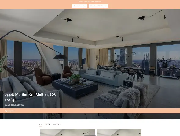 Amble Template Preview