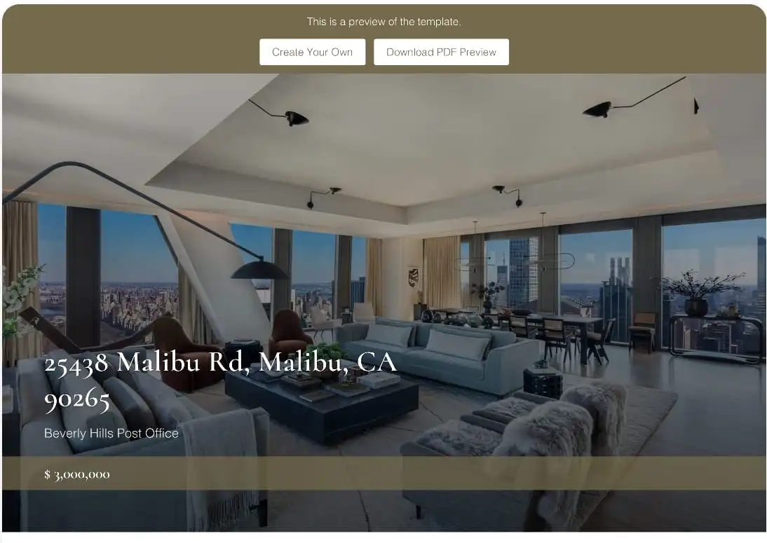 Aspen Template Preview