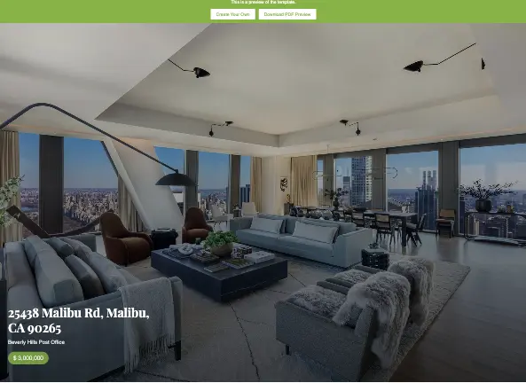 Oasis Template Preview