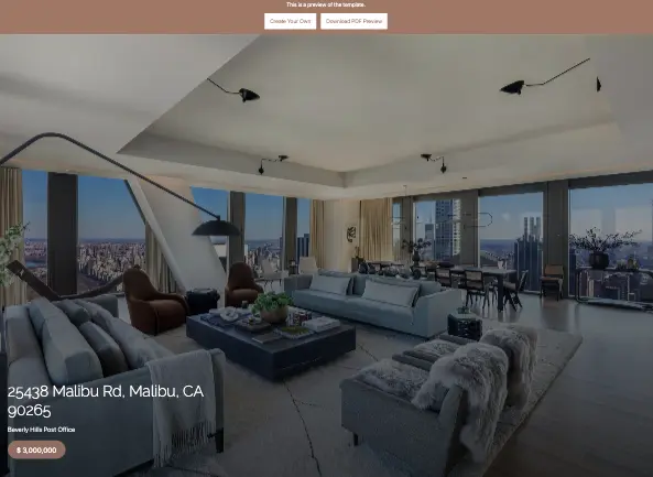 Serene Template Preview